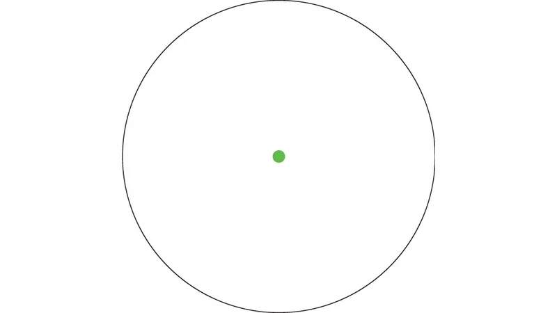 Kolimator Vortex Crossfire II Solar Green Dot z zielonym punktem 2 MOA